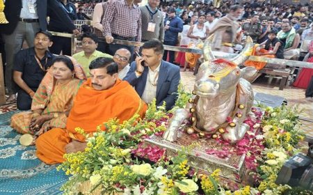 मुख्यमंत्री डॉ. यादव ने महाशिवरात्रि पर सपत्नीक भगवान महाकाल की पूजा कर अभिषेक किया