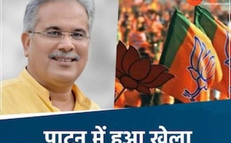 भूपेश बघेल के विधानसभा क्षेत्र में BJP का खेला, पंचायत चुनाव में कांग्रेस को फिर झटका