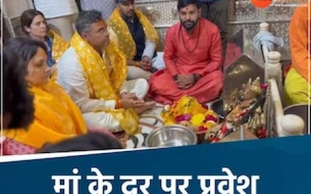 नलखेड़ा मंदिर पहुंचे दिल्ली के डिप्टी CM प्रवेश वर्मा, क्यों नेताओं के लिए खास है यह जगह