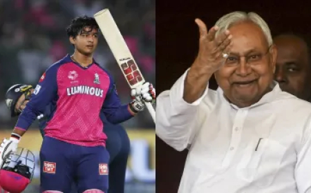 14 साल के बच्चे की‌ धुआंधार बल्लेबाजी से गदगद हुए CM नीतीश, वैभव सूर्यवंशी को इनाम में मिलेंगे इतने लाख रुपये