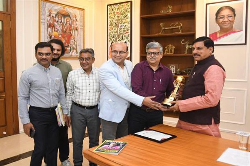 मुख्यमंत्री डॉ. यादव को प्रदान किया गया बेस्ट स्टेट फॉर प्रमोशन ऑफ स्पोर्ट्स अवार्ड