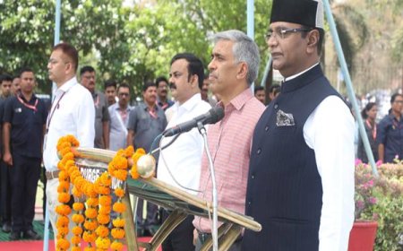 मंत्रालय में हुआ राष्ट्र-गीत "वंदे-मातरम" एवं राष्ट्र-गान "जन-गण-मन" का सामूहिक गायन