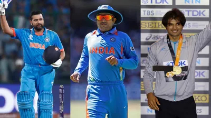 सेना के सपोर्ट में भारतीय खिलाड़ी, रोहित, सहवाग और नीरज चोपड़ा ने तारीफ में कही ऐसी बात