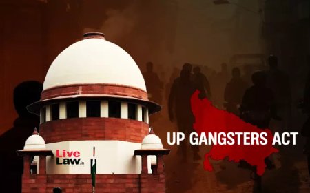 UP Gangsters Act जैसे कठोर दंडात्मक कानूनों का इस्तेमाल उत्पीड़न के साधन के रूप में नहीं किया जा सकता : सुप्रीम कोर्ट