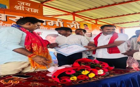 विधायक श्री शर्मा की उपस्थिति में हुआ जल गंगा संवर्धन अभियान का समापन समारोह