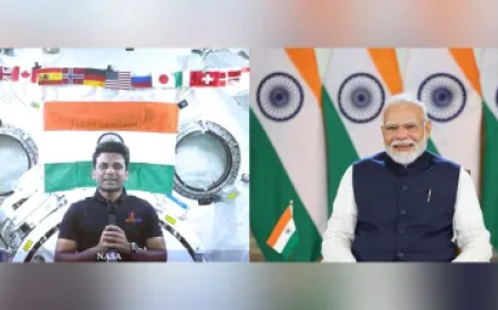 एस्ट्रोनॉट शुभांशु शुक्ला से PM मोदी ने की बात, कहा- "अंतरिक्ष में भारत का परचम लहराने के लिए शुभकामनाएं"