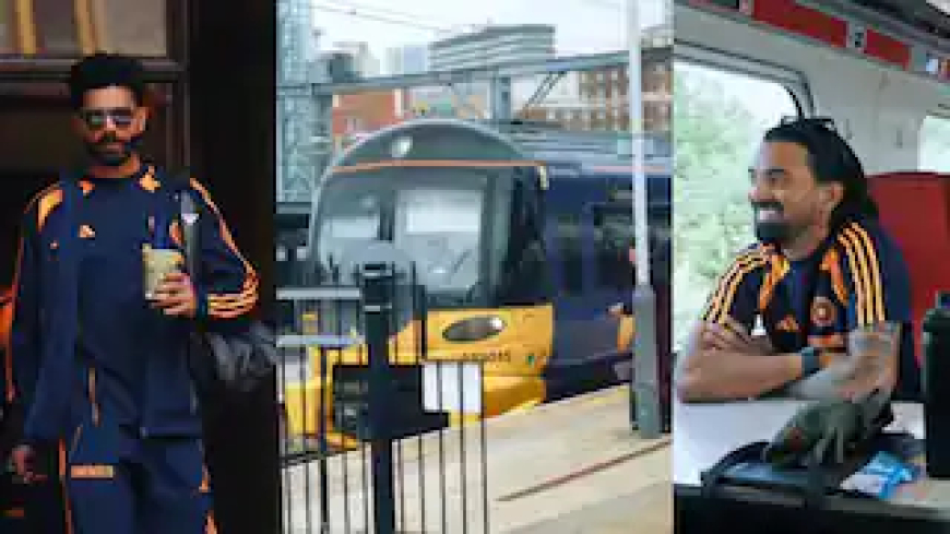 हाथ में कॉफी, आंखों पर स्टाइलिश चश्मा और..., लंदन में टीम इंडिया का ट्रेन से सफर; देखें वीडियो