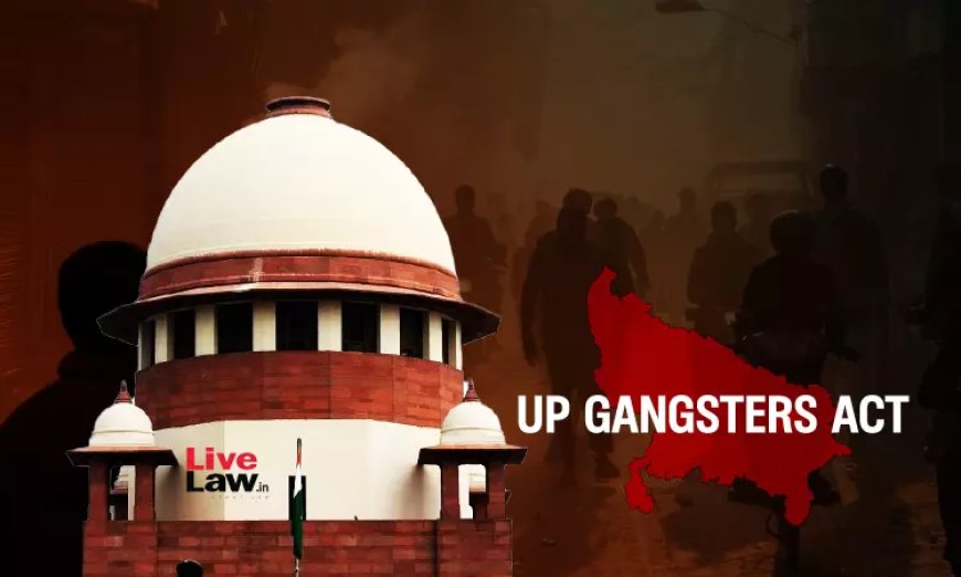 UP Gangsters Act जैसे कठोर दंडात्मक कानूनों का इस्तेमाल उत्पीड़न के साधन के रूप में नहीं किया जा सकता : सुप्रीम कोर्ट