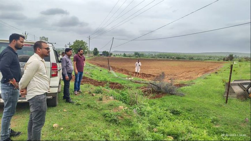 2 करोड़ रुपए की शासकीय भूमि पर से अवैध अतिक्रमण कब्जे को हटाया गया