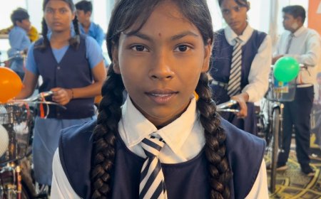 "साइकिल से मिलेगी रफ्तार - स्कूल समय पर पहुंचने में होगी आसानी"