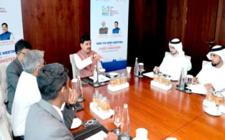 दुबई में व्यापारिक बैठकों के आयोजन में शामिल हुए सीएम मोहन यादव, कहा- ये है 'विकास यात्रा की एक मजबूत नींव'