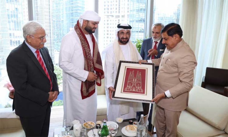 अरब संसद अध्यक्ष मोहम्मद अल यामाहि से मिले सीएम डॉ. मोहन यादव, बताया क्यों खास है एमपी?