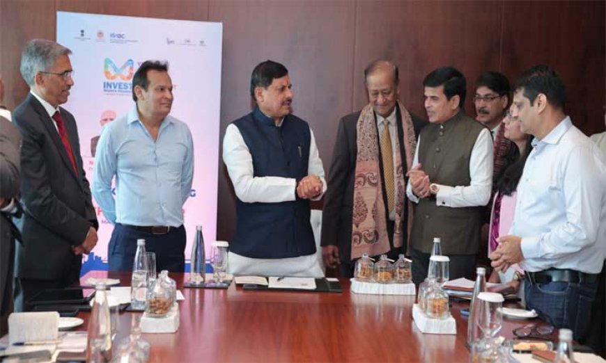 मुख्यमंत्री डॉ. यादव से ग्रियू एनर्जी के CEO की भेंट