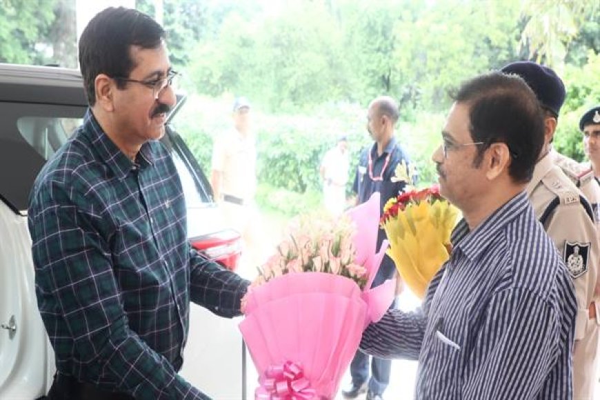 मनोनीत मुख्य न्यायाधिपति का राजभवन में हुआ आगमन