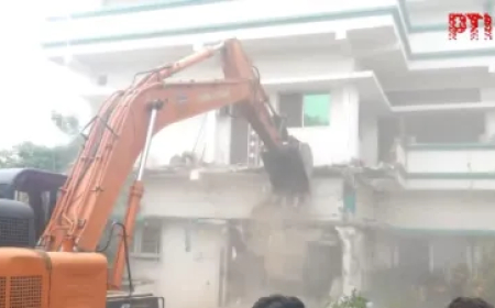 मछली परिवार के साम्राज्य का ‘आखिरी किला' ध्वस्त, 22 करोड़ के तीन मंजिला मकान पर चला बुलडोजर