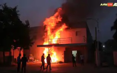 नरसिंहपुर में महिलाओं ने शराब की दुकान में लगाई आग, ‘नारी शक्ति जिंदाबाद’ के लगाए नारे