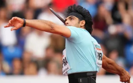 नीरज चोपड़ा ने वर्ल्ड एथलेटिक्स चैंपियनशिप के फाइनल में बनाई जगह, पहले ही थ्रो में फेंका इतनी दूर भाला