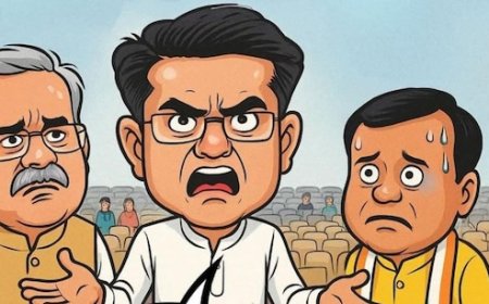 कांग्रेस की रैली में भीड़ नहीं जुटने पर BJP ने कसा तंज, गुस्से में दिखे सचिन पायलट, निशाने पर भूपेश और दीपक बैज