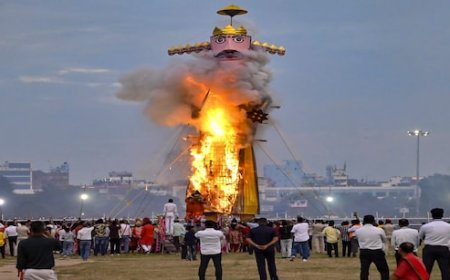 भोपाल में दशहरे की धूम; विजयादशमी पर यहां होगा MP का सबसे बड़ा रावण दहन