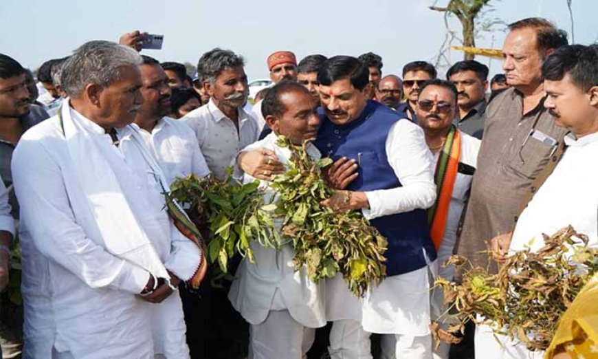 किसानों को राहत राशि देने में कोई कमी नहीं करेंगे : मुख्यमंत्री डॉ. यादव