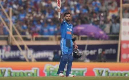 कोहली के बल्ले से रायपुर वनडे में निकली दनदनाती सेंचुरी, इस मामले में अब सिर्फ सचिन से पीछे