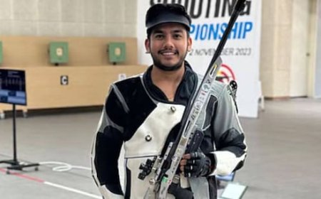 68वीं नेशनल शूटिंग चैंपियनशिप; MP शूटिंग अकादमी के ऐश्वर्य प्रताप सिंह तोमर ने नए रिकॉर्ड के साथ जीता गोल्ड