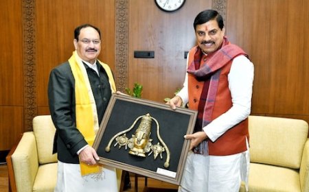 MP दौरे पर आएंगे JP नड्‌डा; CM मोहन ने कहा- कटनी में मेडिकल कॉलेज की रखेंगे नींव, खाद पर भी हुई चर्चा