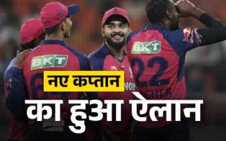 राजस्थान रॉयल्स ने IPL 2026 के लिए अपने नए कप्तान का किया ऐलान, 24 साल के खिलाड़ी को मिली बड़ी जिम्मेदारी