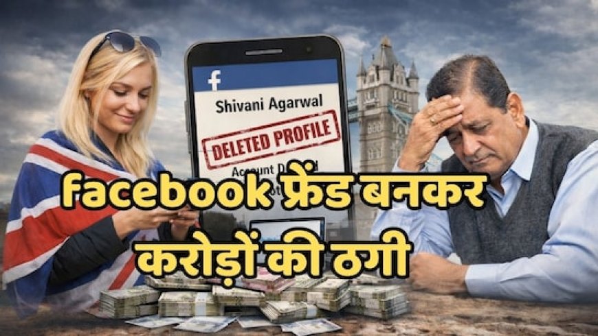 पहले फेसबुक फ्रेंड बनी ‘यूके की युवती’, फिर ग्वालियर के व्यापारी को लगा दिया 1.41 करोड़ का चूना