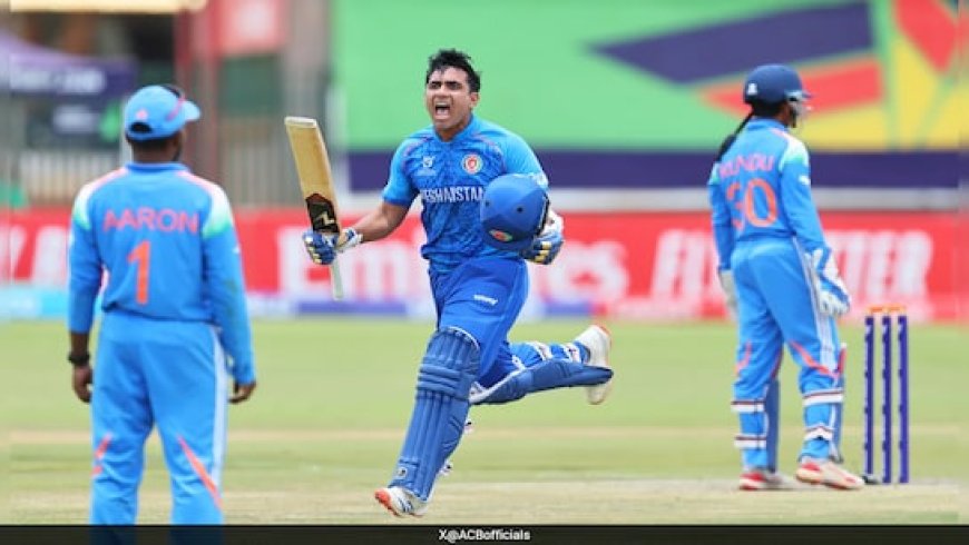 अफगानिस्तान ने रचा इतिहास, भारत के खिलाफ अंडर-19 वर्ल्ड कप में ऐसा करने वाली पहली टीम