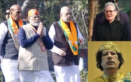 सार्वजनिक मंचों पर बयान देना कूटनीति नहीं... बीजेपी ने सोनिया गांधी को दिया 'गद्दाफी वाला जवाब'