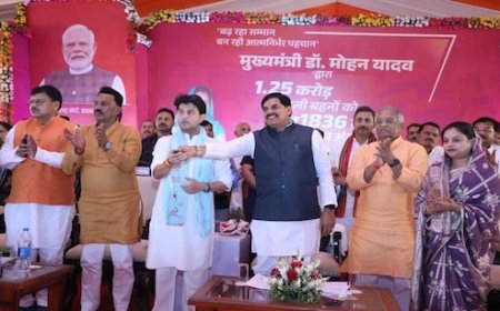 लाड़ली बहना योजना की 34वीं किस्त जारी; CM मोहन यादव ने 1836 करोड़ रुपये ट्रांसफर किए, घाटीगांव से मिली सौगातें