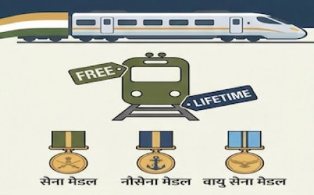 सेना मेडल विजेताओं को मुफ्त रेल यात्रा; रेलवे की गैलेंट्री अवॉर्डी परिवारों को उम्रभर फ्री AC सफर की साैगात