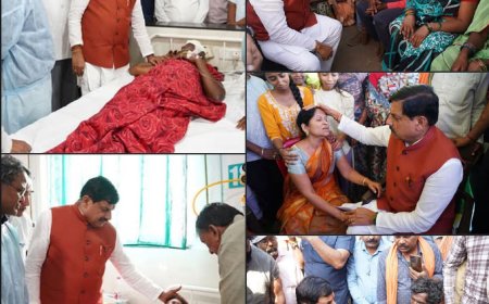 दिल्ली से सीधे छिंदवाड़ा पहुंचे मुख्यमंत्री डॉ. यादव, मृतकों के परिजनों से की मुलाकात