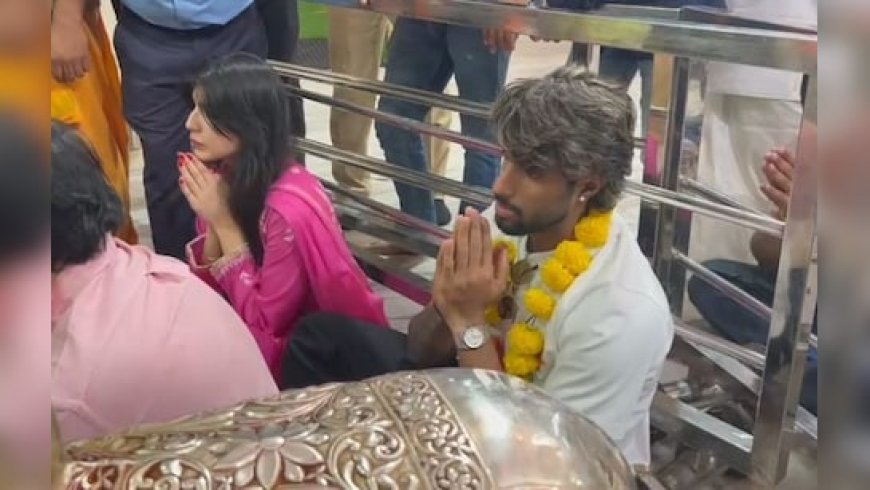 महाकाल के दर पर क्रिकेटर तिलक वर्मा, कहा- बाबा से वर्ल्ड कप जीतने की प्रार्थना की थी