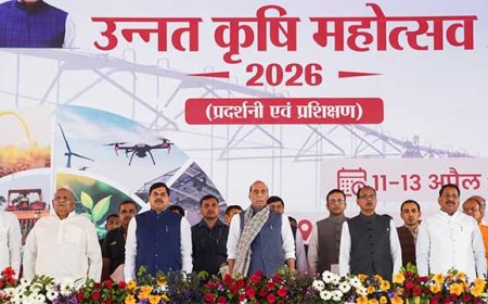 किसानों को दिखा बीज से बाजार का रास्ता, रक्षा मंत्री राजनाथ ने कहा- लगन के साथ प्रदेश को आगे बढ़ा रहे सीएम डॉ. मोहन यादव