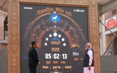 प्रधानमंत्री नरेंद्र मोदी ने जाना क्या है विक्रमादित्य वैदिक घड़ी, क्यों इस पर इतना जोर देते हैं सीएम डॉ. मोहन यादव