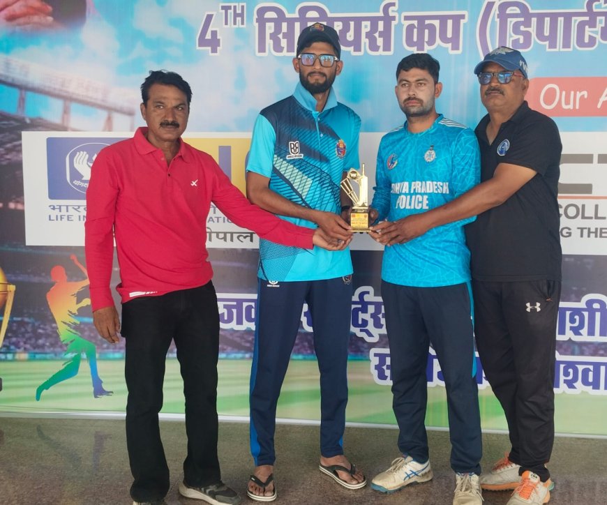 स्व. श्री कैलाश नारायण सारंग (बाबूजी) स्मृति 9th ऑल इंडिया मास्टर्स कप क्रिकेट टूर्नामेंट विभागीय ग्रुप : डीजीपी इलेवन और एमपी पोस्टल ने फ़ाइनल मे, अंतिम लीग मैच मे डीजीपी इलेवन ने एमपी पोस्टल को 5 विकेट से हराया