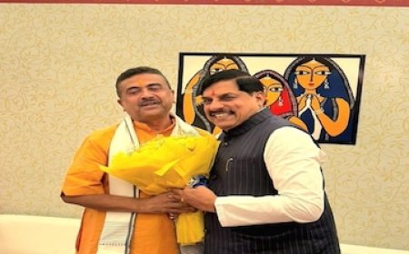 शुभेंदु अधिकारी बने पश्चिम बंगाल के मुख्यमंत्री, CM मोहन यादव ने दी बधाई; कहा- एक नई विकास यात्रा...