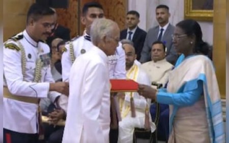 एमपी की चार और छत्तीसगढ़ की तीन हस्तियों को पद्म श्री, राष्ट्रपति मुर्मू ने सम्मान से नवाजा
