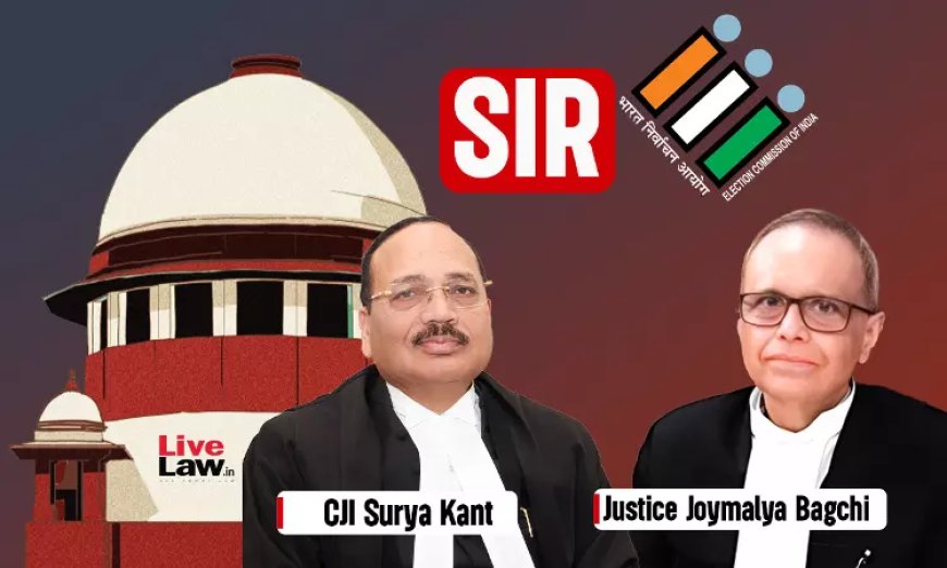 ECI को अपनी शक्तियों के तहत वोटर लिस्ट का SIR करने का अधिकार: सुप्रीम कोर्ट