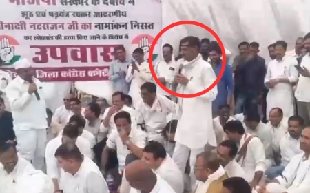 कांग्रेस विधायक बाबूलाल जंडेल ने मंच से मुख्यमंत्री मोहन यादव को दी गाली, PM मोदी को लेकर भी बिगड़े बोल
