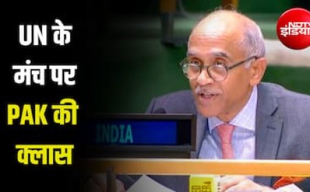 कश्मीर हमारा था, है और हमेशा रहेगा', UN के मंच से भारत ने पाकिस्तान को फिर लताड़ा