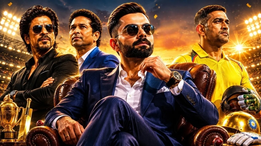 शाहरुख, सचिन, धोनी सब छूटे पीछे! ₹3,542 करोड़ ब्रांड वैल्यू के साथ Virat Kohli बने भारत के सबसे बड़े स्टार; देखें टॉप-10 लिस्ट