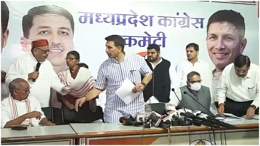 MP कांग्रेस में खींचतान: कुर्सी को लेकर दिखा ड्रामा, जीतू पटवारी और दिग्विजय का Video वायरल
