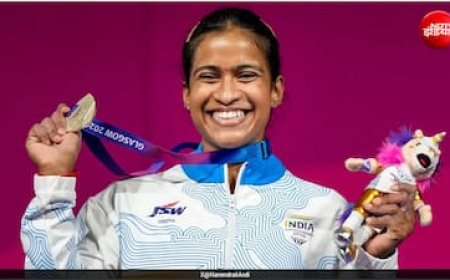 हर लिफ्ट पर टूटे रिकॉर्ड, ऐसे वेटलिफ्टर ज्ञानेश्वरी यादव ने जीता सिल्वर, भारत को दिलाया पांचवां मेडल