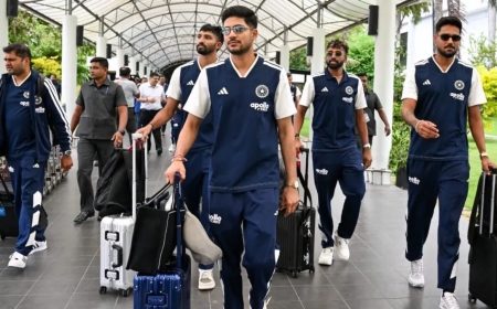 शुभमन गिल की कप्तानी में श्रीलंका पहुंची टीम इंडिया, 7 अगस्त से शुरू होगा इम्तिहान