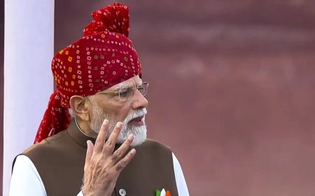 80 वें स्वतंत्रता दिवस पर 75 मिनट तक बोले पीएम मोदी, पढ़िए उनके भाषण की अहम बातें
