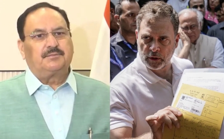 वंदे मातरम् पर घिरी कांग्रेस, फजीहत के डर से राहुल गांधी ने रचा नया ड्रामा', जेपी नड्डा ने साधा निशाना