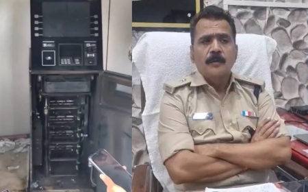 मंदसौर में एटीएम काट कर 6 लाख रुपये ले उड़े बेखौफ बदमाश, वारदात के घंटों बाद नींद से जागा बैंक